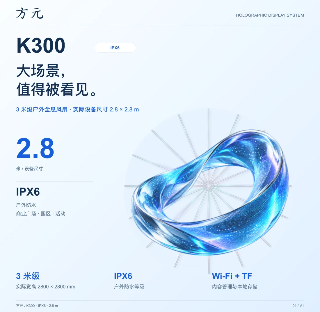 K300 · 户外 2.8m 中文产品展示图