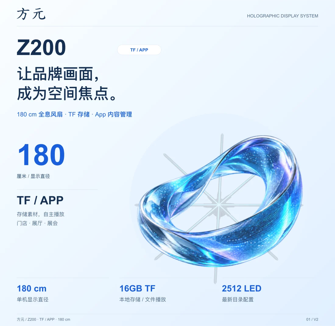 Z200 · 180cm · TF 中文产品展示图