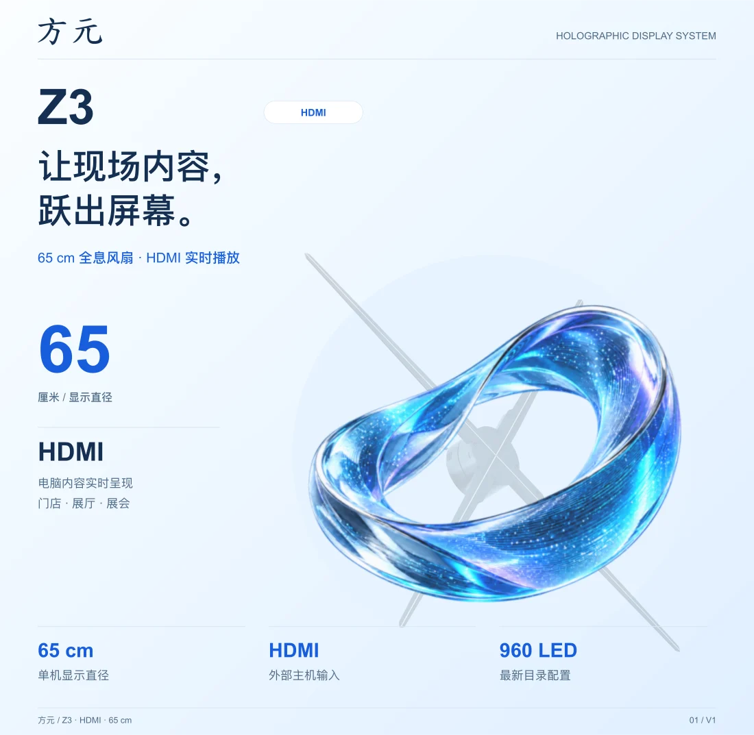 Z3 · 65cm · HDMI 中文产品展示图