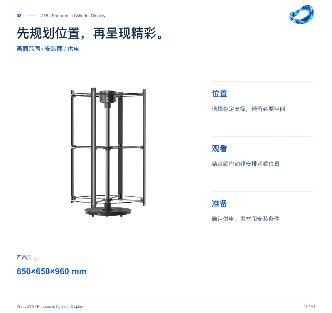 Z75 · 全景柱体显示 中文详情,第 8 页